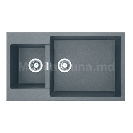 Кухонная мойка Fabiano Quadro 86x50x15 Titanium